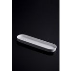 Acar Bianca Perla 4'lü 25.4 cm Porselen Oval Servis Tabak