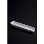 ACAR Bianca Perla 4lü Porselen Oval Servis Tabak - 25.4 Cm