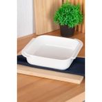 Acar Bianco Perla 24 cm Beyaz Kare Fırın Kabı