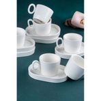 Acar Bianco Perla 6 Kişilik 90 ml Kahve Fincanı Takımı