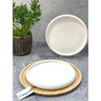 Acar Bianco Perla Porselen 23.5x2.5 cm Yuvarlak Tabak