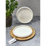 Acar Bianco Perla Yuvarlak Tabak 20X2.5 cm