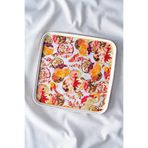 ACAR Dream Kare Sunum Tabağı - 29 cm RYL-07028/8-DRE Renkli RYL-07028/8-DRE