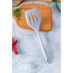 Acar Gri Delikli Silikon Spatula 20CM