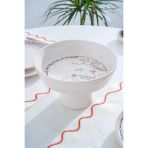 Acar Hca9092 Laila Ayaklı Seramik Meyvelik 22 Cm