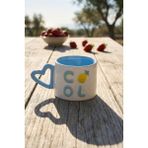 Acar Heart Cool Porselen Kupa - 360 ml - Renkli