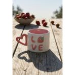 Acar Heart Love Porselen Kupa - 360 ml - Renkli