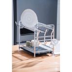 Acar Helmut Alüminyum Bulaşıklık GRT-08087 - 40 cm bulaşıklık - Açık Gri