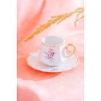 Acar Isabella 6lı Kahve Fincan Takımı YKG-05988 - Renkli - 90 ml