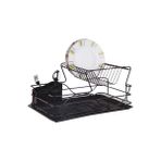 Acar KB009 17021 48x22x33 cm Siyah Krom 2 Katlı Bulaşık Sepeti