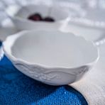 Acar King Kırık Beyaz 13 cm Oval Tabak