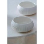 Acar Linea Porselen Beyaz Yuvarlak Kase 6'Lı 14.1X6 Cm