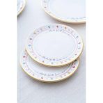 Acar Livaldi 6 Parça Pasta Tabağı - 19 Cm Çok Renkli