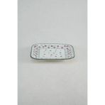Acar Luise Çiçek Desenli Porselen Tabak 6'Lı 19 Cm