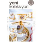 Acar Markizli Ayaklı Kahve Fincan Takımı - Renkli