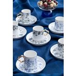 Acar Mila 6 Kişilik Kahve Fincanı Takımı - 90 ml