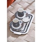 Acar MXG7169 Dama Desenli Fincan Seti 2'li - 2 Adet - 90 ml