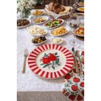Acar Narlı Porselen 27 cm Servis Tabağı - 27 x 27 cm