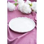 ACAR Nirvana Sunum Tabak - 23 cm POR-06668/24 Beyaz POR-06668/24