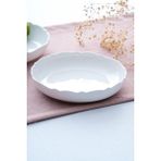 Acar Nirvana Yuvarlak Porselen Yemek Tabağı 18.5 cm Şık Tasarım Bulaşık Makinesinde Yıkanabilir
