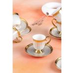 Acar Nova Gold 6 Kişilik Kahve Fincanı Takımı - 90 Ml