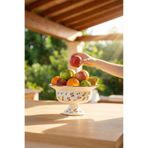 ACAR PETIT FLEUR COLLECTION EMAYE AYAKLI KASE/MEYVELİK 28CM