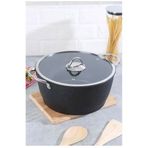 Acar Prestij Siyah 28 cm Granit Derin Tencere