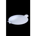 Acar Pure White Dönerli Porselen Yuvarlak 30 cm Servis Tabak
