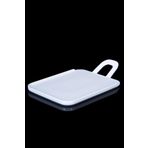 ACAR Pure White Porselen Kare Servis Tabak - 29 Cm Fma08228