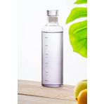 ACAR Pury Siyah Cam Su Matarası - 500 ml