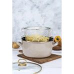 Acar Qualita Savor Emaye Kızartma Tenceresi 22CM - Toprak