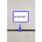Acar Raf Ürün Tanıtım Çerçevesi Plastik Ve Mandallı Fiyat Etiketliği A5 Çerçeve Mavi