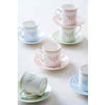 ACAR Sakura 6 Kişilik Kahve Fincanı Takımı - 90 ml