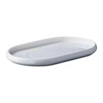 Acar Sct21.0231 Bianco Porselen Oval Tabak 27X16x2cm