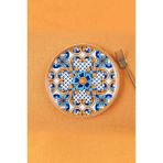 Acar Stella Porselen 6'lı Pasta Tabak - 19 cm - 6 Adet