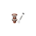 ACAR SU ARMATÜRLERİ ROZA BRONZ SERİSİ, KLİK KLAK SİFON, LAVABO GİDER SİFONU