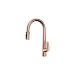 ACAR SU ARMATÜRLERİ ROZA BRONZ SERİSİ, SPİRALLİ EVİYE BATARYASI, SPİRALLİ MUTFAK BATARYASI