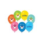 Acar Süs Baby Shark Balon Pastel Renkler ( 100 Adet ) - Renkli