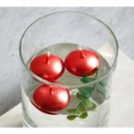 Acar Süs Mum Tealight Yüzen Mum Kirmizi 20 Adet