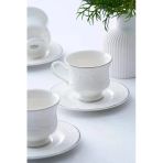 Acar Syt-06064 Veronıca 6 Lı Çay Fincan Takımı Gümüş
