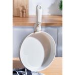 Acar Ultimate Pro Derin Tava 24 cm BFT-05943 Krem Renk Seramik Kaplama Alüminyum Döküm 1 Parça