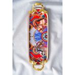Acar Whisper Dikdörtgen Porselen Sunum Tabağı - 35.5 cm - Renkli - Renkli 35,5 cm 1 Adet