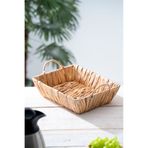 Acar Wicker 29x23x8 cm Doğal Hasır Ekmek Sepeti