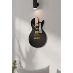 acargrafik Lüx Gitar Tasarımlı Aynalı Pleksili Ahşap Duvar Saati