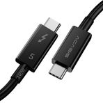 ACASIS [Intel Sertifikalı 80 Gbps Thunderbolt 5 Kablosu, USB C Video Görüntüleme Kablosu Desteği 80 Gbps, 120Gbps Bant Genişliği, 16k@60Hz, 8K@60Hz, 4K@540Hz Thunderbolt 4/3, USB4, PD 240W (3.3 ft