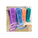 Acassia Home Çift Taraflı Banyo Sırt Kesesi Silikon Duş Lifi Fırçası 70 Cm