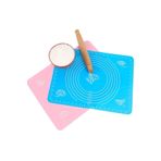 Acassia Home Çok Amaçlı Kaydırmaz Silikon Hamur Açma Matı 50 X 40 Cm