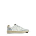 ACBC x DERİMOD Kadın Gümüş Bağcıklı Simli Deri Sneaker 25SFD4354SM