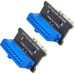 Accentssty Anakart Usb3.0 Ön Tip-E Arayüzü 20 Ila 19 Pin Adaptörü Için (Yurt Dışından)