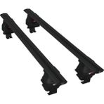 AccessoryPart Nissan Primera 3 (P12) 2002-2007 Arası ile Uyumlu Ace-4 Ara Atkı Tavan Barı Siyah 2 Adet
